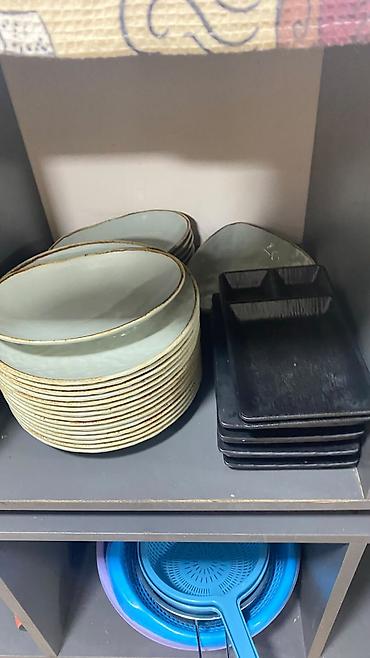Sifarişlə restoran üçün masa və oturacaq dəstləri: Düz masa — 16