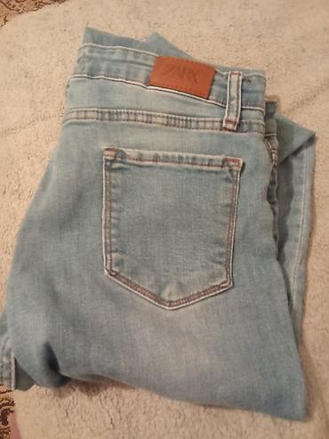 zara cins: Məhsul: Açıq mavi denim şalvar 2 dəfə geyinilib - Brend: Zara (arxa — 5