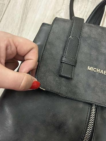 Modni rančevi: Michael Kors ženski ranac – crna boja sa sitnim oštećenjem vidi se na — 4