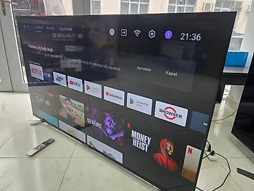 165: Yeni Televizor Yoshiro LED ekran 65" 4K (3840x2160), Ödənişli çatdırılma — 2