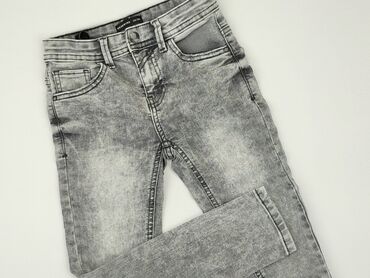 legginsy jeansowe dla dziewczynki: Jeans, Reserved, 7 years, 116/122, condition - Very good