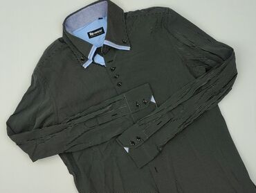 woskowane spodnie z wysokim stanem h m: Shirt for men, size L (EU 40), condition - Perfect