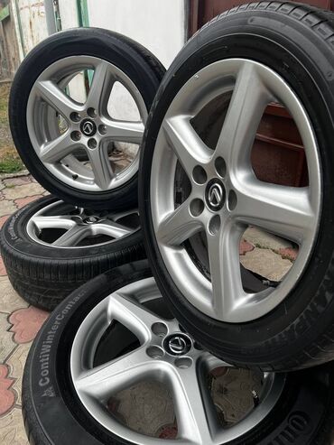 Диски: Литые Диски R 17 Toyota, Комплект, отверстий - 5, Б/у