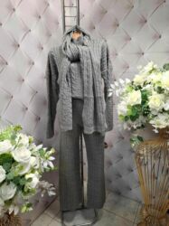 Kompleti: ❤️❤️ Trodelni trikotazni kompleti pantalone+dzemper+šal Cena:3500 din — 4