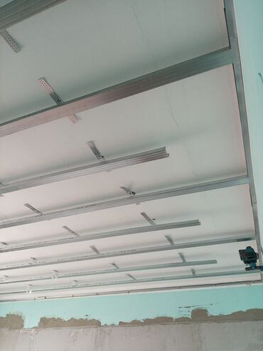 Tavan işləri: Bütün növ alcipan işləri görülür tv stent, figurlu tavan, düz tavan — 14