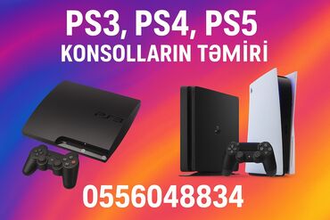 Biologiya: PS3, PS4, PS5 konsollarının peşəkar təmiri Xidmətlər: - Konsolun