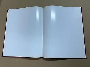 Ostali predmeti za umetnost i kolekcionarstvo: Tvrdo ukoričen prazan notes/sketchbook - Format: približno A4 — 6