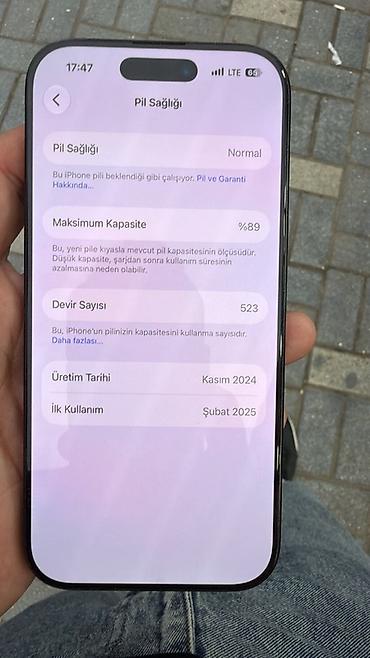 iphone 15 128 gb: IPhone 15 Pro, Black Titanium, Face ID — 6