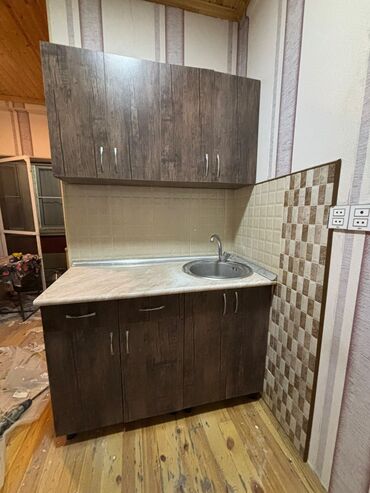 шкафчик в ванную комнату: Mətbəx mebelində üst hissənin eni 30sm, hündürlüyü 65 sm, uzunluğu 125