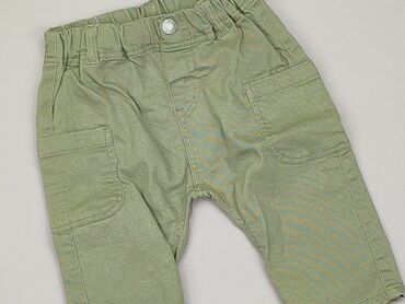 spodnie na gumce dla chłopca: Spodnie jeansowe, H&M, 3-6 m, stan - Dobry