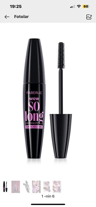 dor goz: Faberlic WOW So Long Length & Lift Tubing Mascara - Növ: Tubing — 1