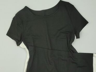 czarna sukienki z piórami: Women`s dress, size S
