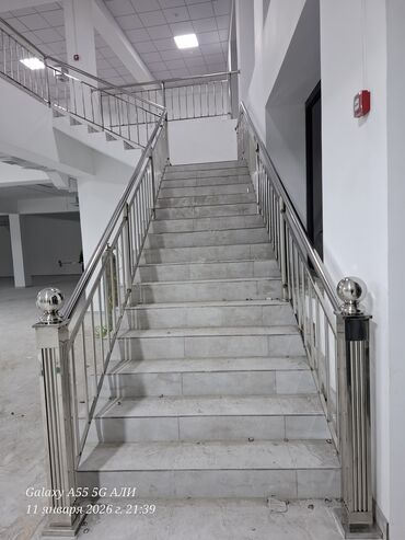 Готовые перила: НЕРЖАВЕЙКА🇰🇬
ПЕРИЛА ЗАКАЗ 
АЛАБЫЗ тел 
ЖАЛАЛ-АБАД/ОШ/БИШКЕК🇰🇬🇰🇬🇰🇬 — 6