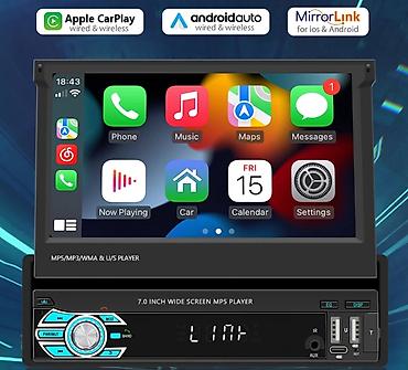 auto mp5: Auto multimedija 7" uvlačivim HD ekranom osjetljivim na dodir — 4