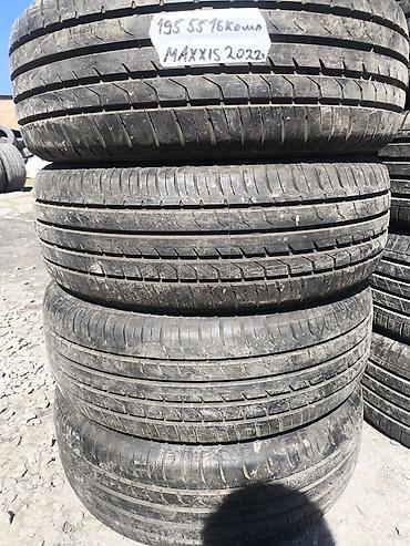 1955516: Шины 195 / 55 / R 16, Лето, Б/у, Комплект, Легковые, Maxxis — 1