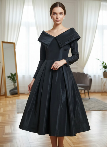 Haljine: M, bоја - Crna, Dugih rukava — 1