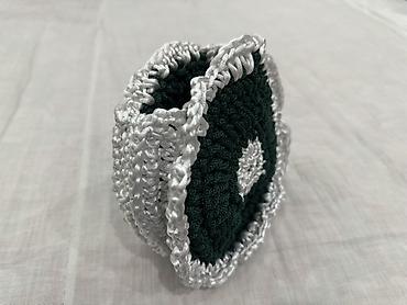 Дорожные сумки: Вязаные сумки ручной работы - Материал: плотный шнур/трикотажная — 6