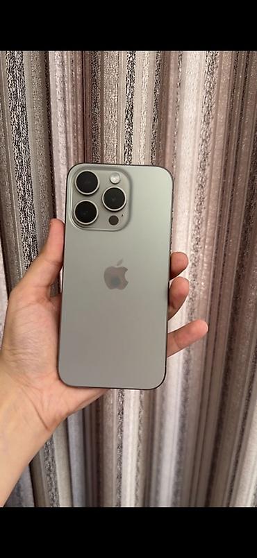 IPhone 15 Pro, Б/у, 256 ГБ, Natural Titanium, 86 %