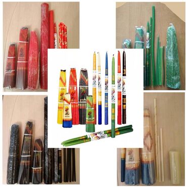 Свечи: Свечи восковые Пахнут хорошо - прополисом. восковые. не трещат, не — 7