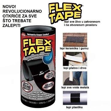 Izolir trake: FLEX TRAKA ZA BAZENE I CEVI NOVA FLEX TAPE MOMENT FIX AKCIJA | Cene — 10