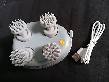 mini massage stick: Голова-массажёр Портативный заряжаемый электрический — 3