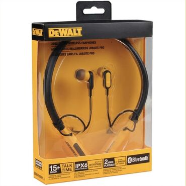 Уюлдук телефондор жана аксессуарлар: Bluetooth наушники DeWalt 6000 сом