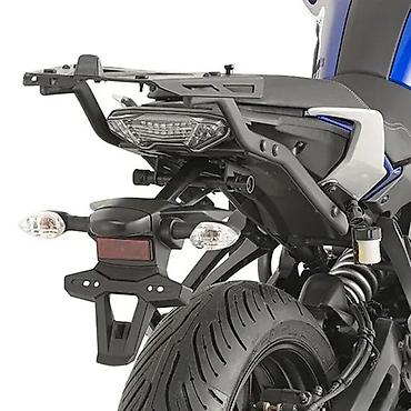 tablice za motor: Nosač registarske tablice i komplet nosača zadnjeg kraja za motocikl — 1