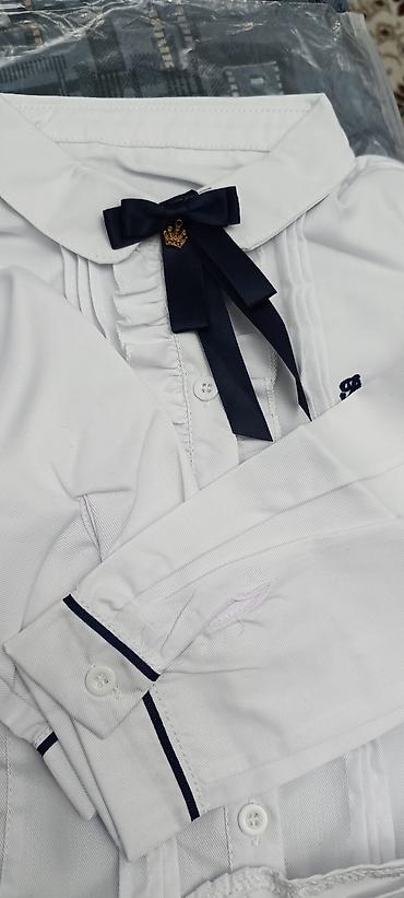 Топы и рубашки: Рубашка, цвет - Белый, Новый — 8