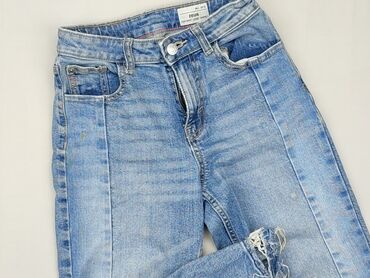 mom jeans białe: Jeans, 10 years, 134/140, condition - Fair