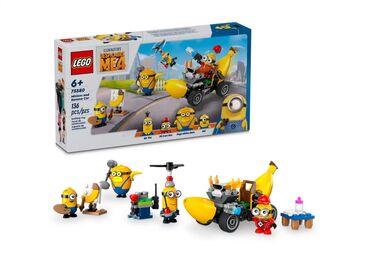 игрушки для девочек 8 лет: Lego 75580 Миньоны и бананомобиль 🍌 рекомендованный возраст 6+,136