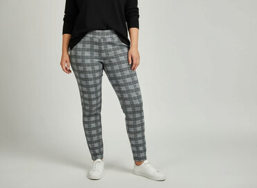 Women's Pants: IDEAL, Spodnie materiałowe damskie, rozmiar XL