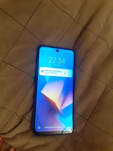 Tecno: Redmi Note 9 Pro Max, 128 GB, rəng - Mavi, Barmaq izi, İki sim kartlı