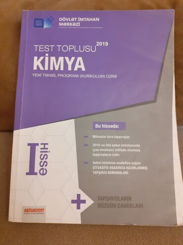 Kimya Test Toplusu 1-ci hissə