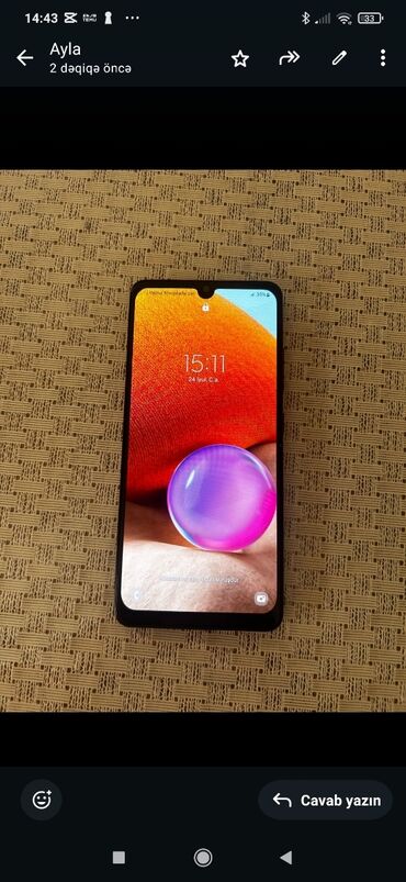 купить playstation 4 в баку: Samsung Galaxy A32, 128 GB, rəng - Qara, Sensor, İki sim kartlı, Face ID