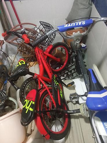 Velosipedlər: Uşaq velosipedləri dəsti - Qırmızı “Champion” uşaq velosipedi: kiçik — 1
