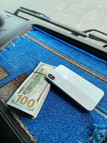 купить gps трекер в бишкеке: IPhone X, Б/у, 256 ГБ, Белый, Чехол, 100 %