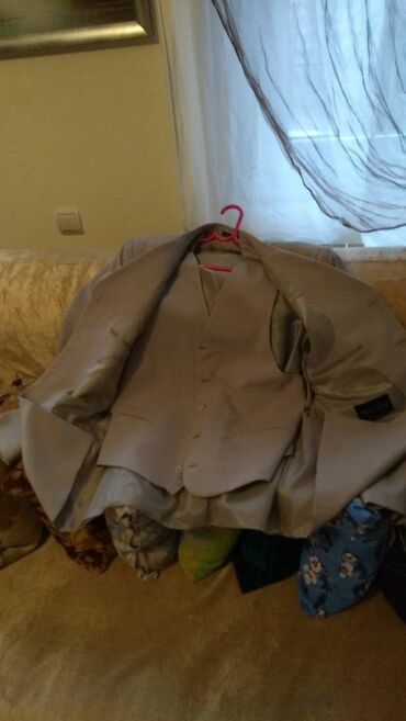 muska crna odela: Suit jacket, L (EU 52), color - Grey, Viscose