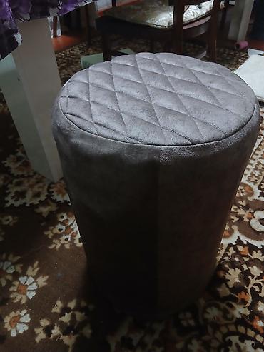 пуфик мягкий: Yumru puf/banquet stulu - Dizayn: Silindrik forma, üst hissəsi romb — 4