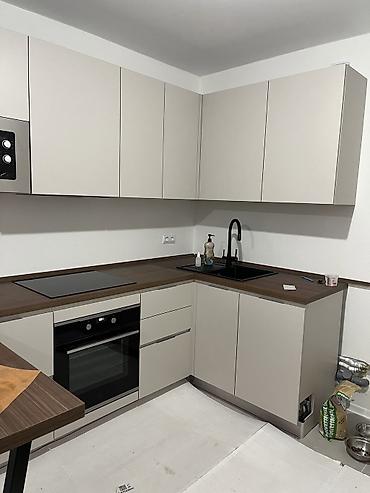 Кухонные гарнитуры: Кухонный гарнитур, Новый, цвет - Серый, ДСП, Бесплатная доставка — 33