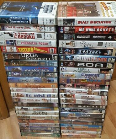 Kasete, CD i DVD: VHS kasete 300din komad na lalafo.rs — 1 Kasete, CD i DVD: VHS kasete 300din komad — 1