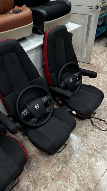 Чехлы и накидки на сиденья: Чехлы Кожаные, цвет - Черный, Volvo, Новый, Самовывоз — 8