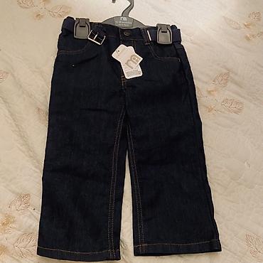 Детская одежда и обувь: Uşaq cins şalvarı – Mothercare • Ölçü: 12–18 ay (etiket üzərində — 1