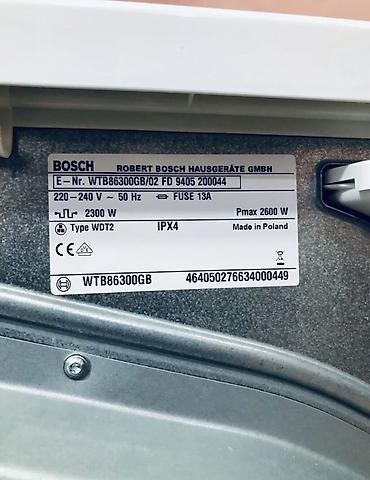 qurutma aparati: Paltarqurudan 10 Kq BOSCH Markasıdır. Orjinal 🇪🇺 AVROPA — 7