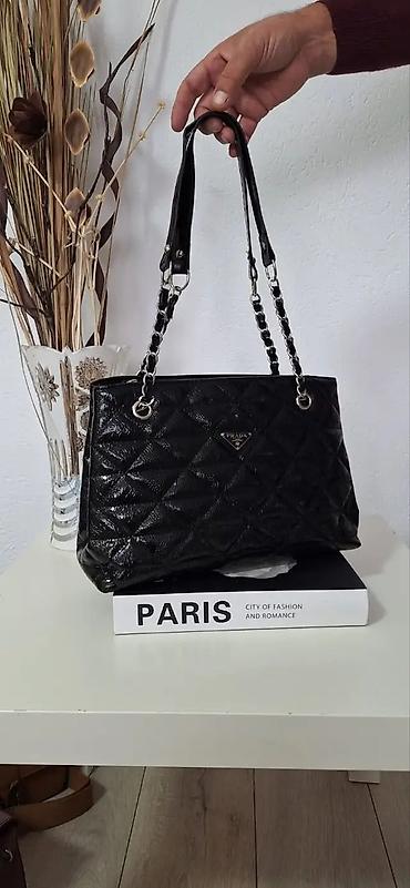 Torbe: Torba za rame, Prada, Materijal: Veštačka koža — 8