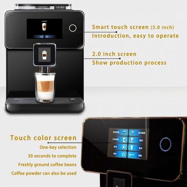 Qəhvə maşınları: Qəhvə maşını Avtomat, Üyüdücü ilə, Yeni — 5