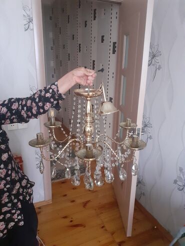 Şəkil və rəsmlər üçün çərçivələr: Çılçıraq, 5 lampa, Metal