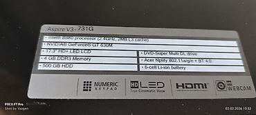 Other brands of laptops: Acer Aspire V3-731G - ноутбук для дома и офиса. Все работает, без — 8
