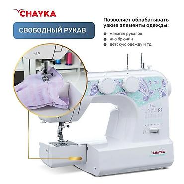 Швейные машины: Швейная машина Chayka, Электромеханическая, Полуавтомат — 7