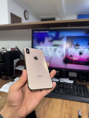 айфон xs бишкек бу: IPhone Xs, Колдонулган, 64 ГБ, Алтын, 77 %