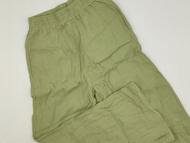 ubrania eko: Material trousers for women, size S